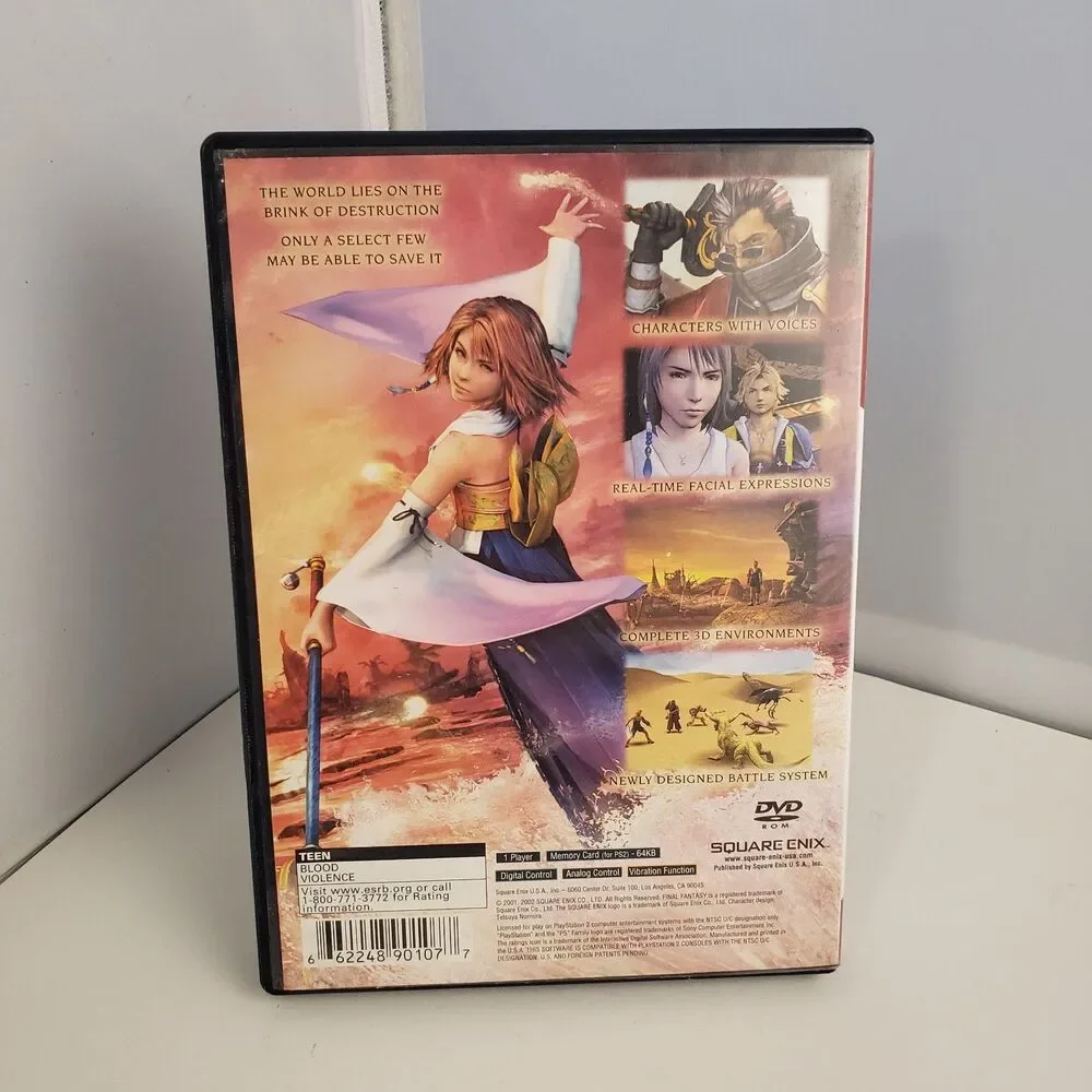 Final Fantasy X PS2 Greatest Hits Playstation 2 2001/2002 CIB Free Shipping
